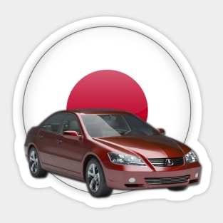 Acura SL Maroon sedan 1 Sticker